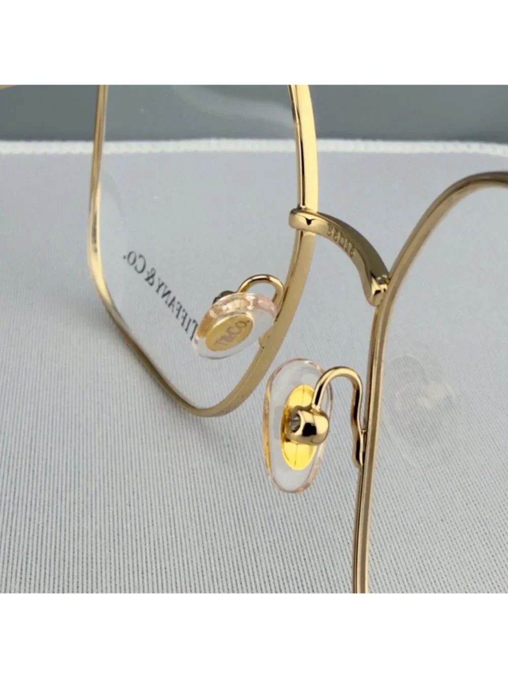 Tiffany TF1151 6002 Eyeglasses Frames Shiny Pale Gold Metal 56-16-140